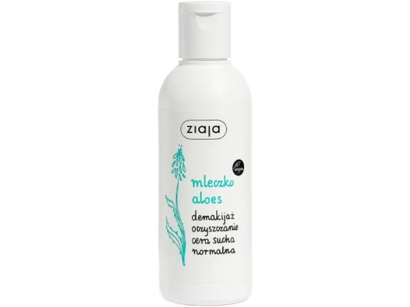 ZIAJA Mleczko do demakijażu aloes, 200 ml