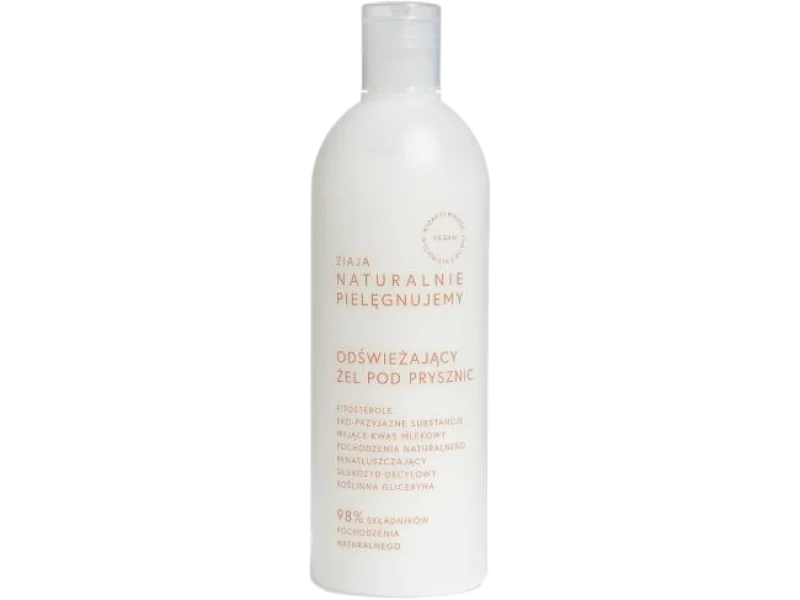 ZIAJA NATURALNIE PIELĘGNUJEMY Odświeżający żel pod prysznic, 400 ml