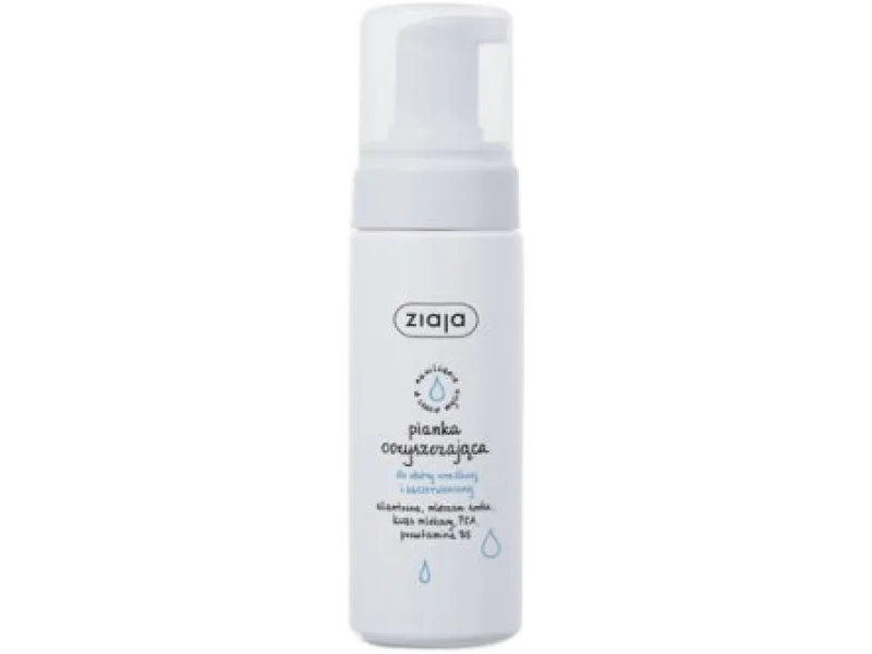 ZIAJA Pianka oczyszczająca do skóry wrażliwej, 150 ml