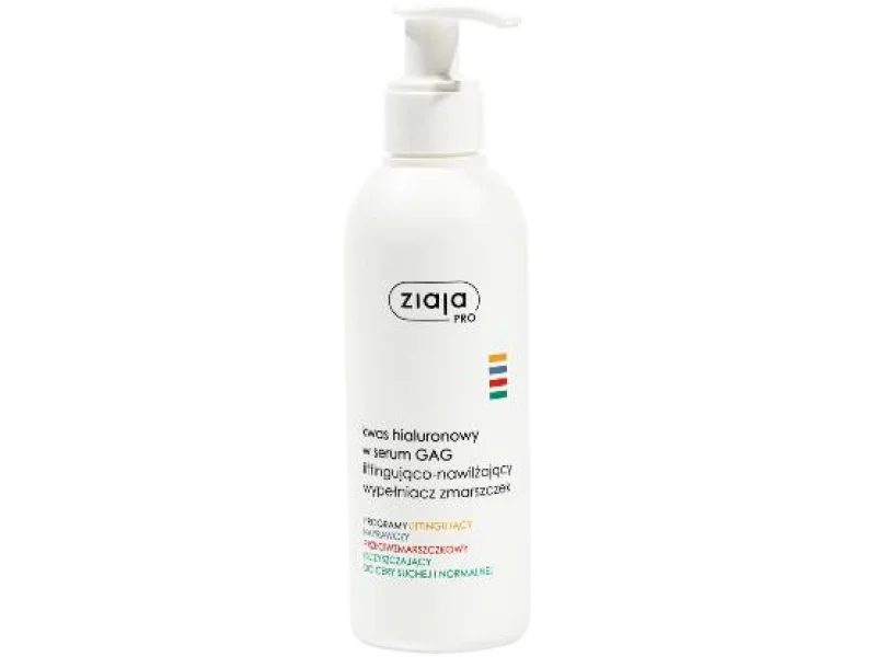 ZIAJA PRO kwas hialuronowy w serum GAG liftingująco-nawilżający wypełniacz zmarszczek, 200 ml