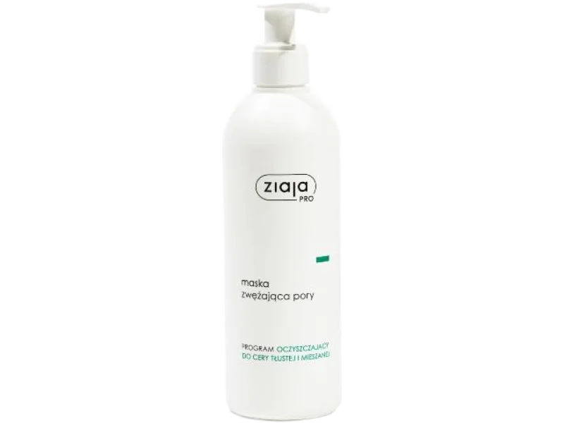 ZIAJA PRO zielona maska zwężająca pory, 270 ml