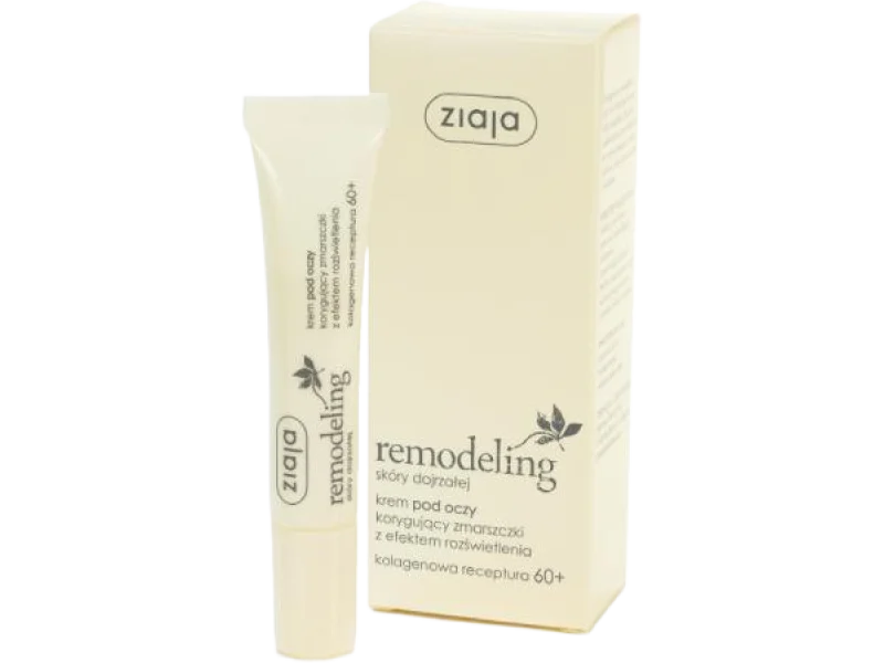 ZIAJA Remodeling 60+ Krem pod oczy korygujący zmarszczki, 15 ml
