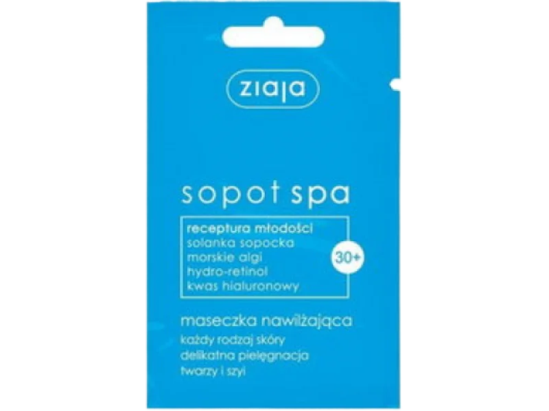 ZIAJA SOPOT SPA Maseczka nawilżająca, maska, 7 ml