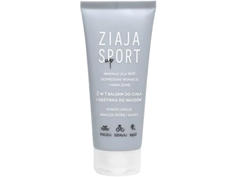 Ziaja Sport 2w1 Balsam do ciała i odżywka do włosów, 200 ml