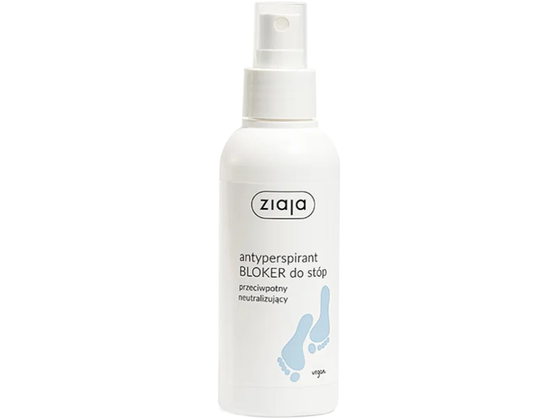ZIAJA STOPY antyperspirant bloker do stóp, przeciwpotny, neutralizujący, spray, 100 ml
