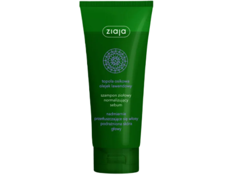 ZIAJA Szampon ziołowy normalizujący sebum, 200 ml