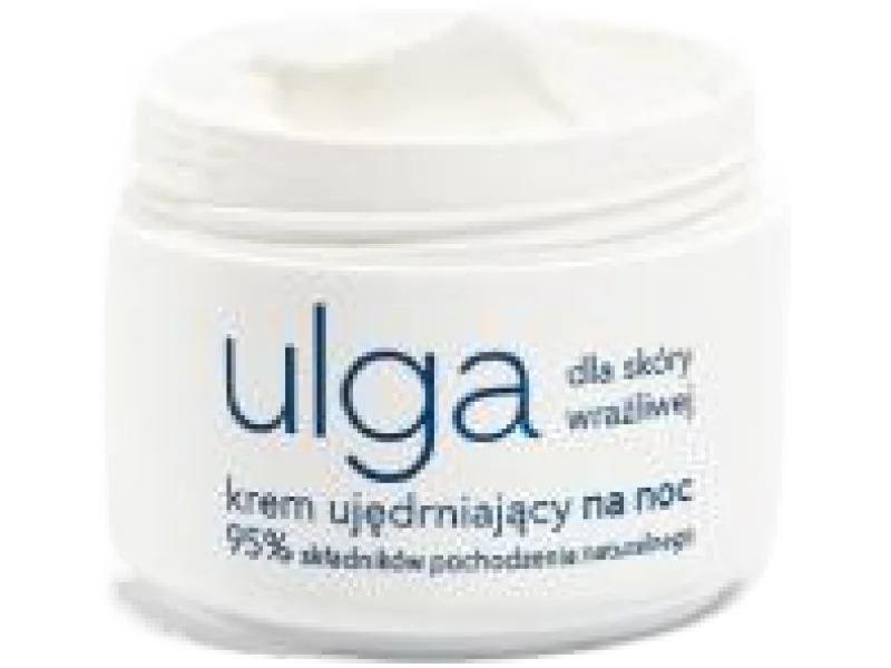 ZIAJA ULGA Krem ujędrniający na noc redukujący podrażnienia, 50 ml