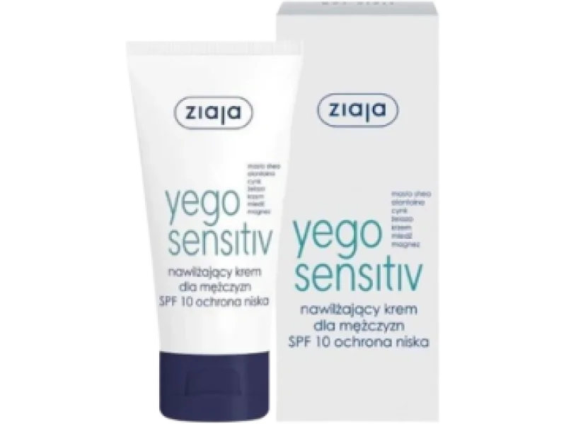 ZIAJA YEGO SENSITIV Krem nawilżający SPF10, 50 ml