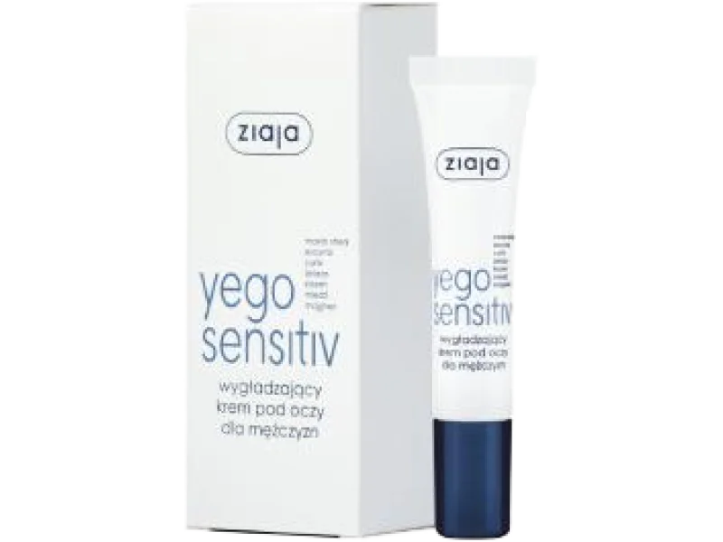 ZIAJA YEGO SENSITIV Wygładzający krem pod oczy, 15 ml