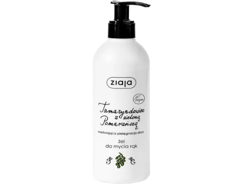 ZIAJA Żel do mycia rąk Tamaryndowiec z zieloną pomarańczą, żel, 270 ml