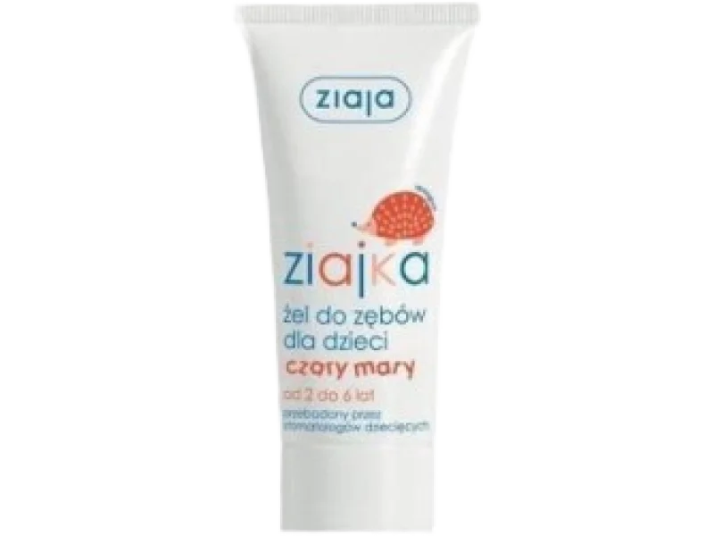 ZIAJA ZIAJKA Żel do zębów dla dzieci czary mary od 2 do 6 lat, pasta, 0,045%, 50 ml