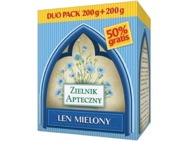 Zielnik apteczny len mielony, produkt sypki, 400 g + g