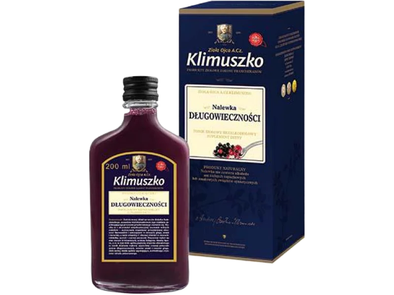 Zioła Ojca Klimuszko Nalewka długowieczności, płyn, 200 ml