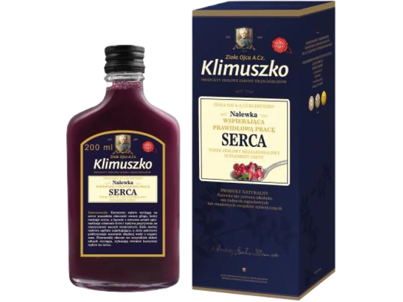 Zioła Ojca Klimuszko nalewka wspierająca prawidłową pracę serca, płyn, 200 ml