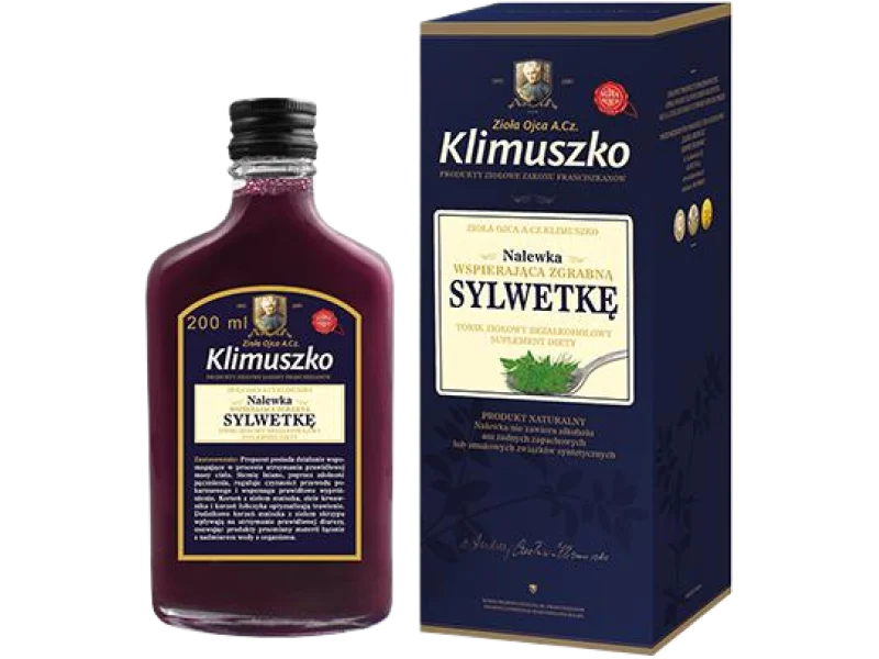 Zioła Ojca Klimuszko nalewka wspierająca zgrabną sylwetkę, płyn, 200 ml