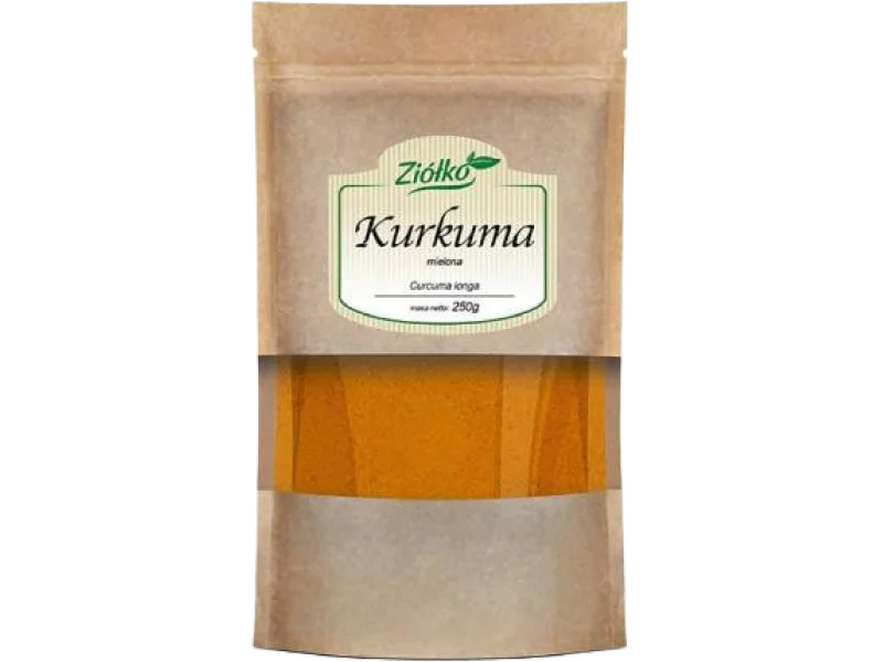 ZIÓŁKO Kurkuma mielona, proszek, 250 g