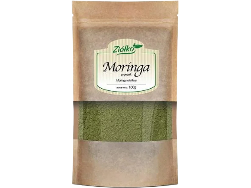 ZIÓŁKO Moringa liść, proszek, 100 g