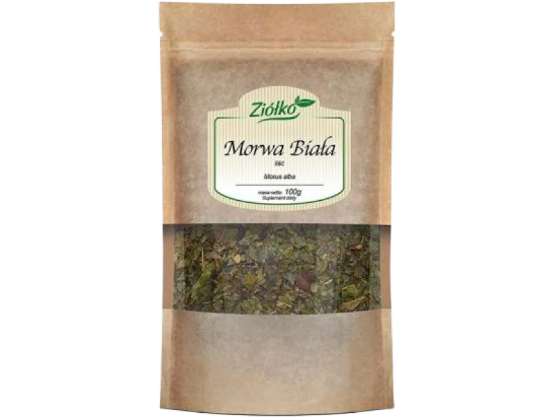 ZIÓŁKO Morwa Biała liść, zioła do zaparzania, 50 g