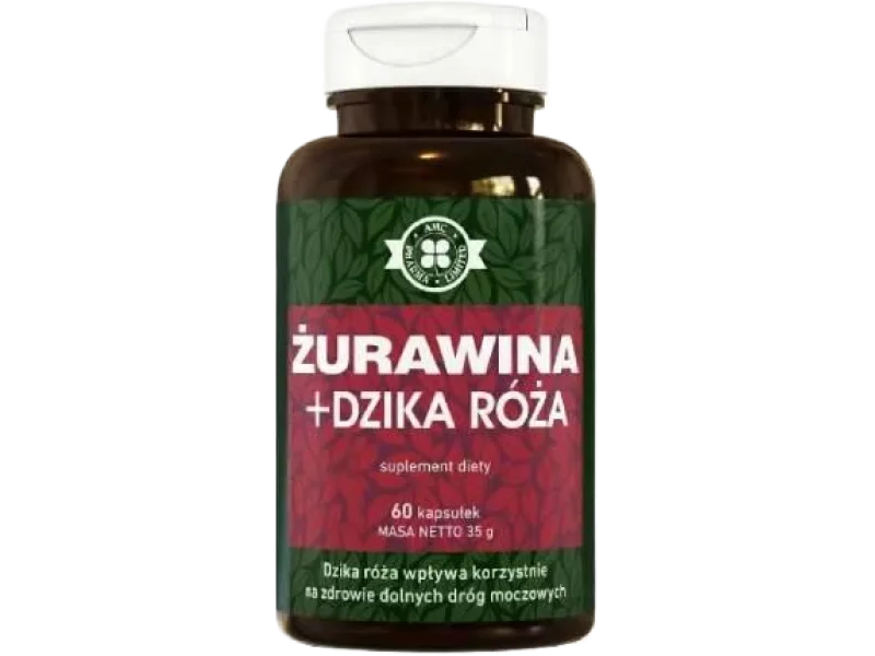 Żurawina + Dzika Róża, kapsułki, 60 kaps.